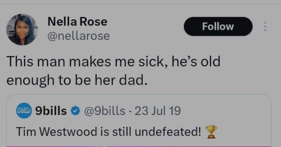 Kimbles848's tweet photo. Nella Rose old tweets will bite her in the bum #ImACelebrity #ImACeleb #teamfred https://t.co/ivbLfn4vKb