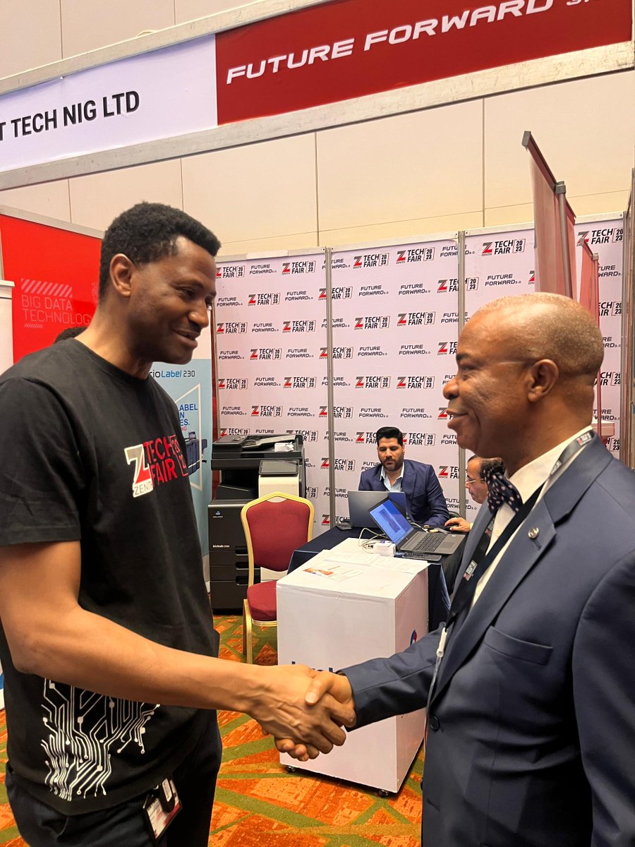 ethnoscyber's tweet photo. We had a blast at the Zenith Bank Tech Fair yesterday, and today promises to be even more exciting!
Find our booth; we'll be excited to talk to you.
#FutureForward3 #ZenithTechFair #ZBTechFair2023 #Cybersecurity #Infosec #Ethnos https://t.co/IWstXYZKMy