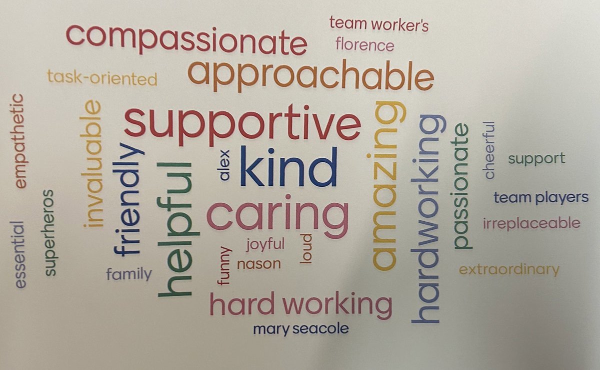 Happy National Support Workers Day! An amazing group of people who are at the heart of patient care and comfort. We asked staff across Surgery to describe our support workers and I think this shows just how much they mean to us all! 👏🏻👏🏻 @GEHSurgery @GEHNHSnew