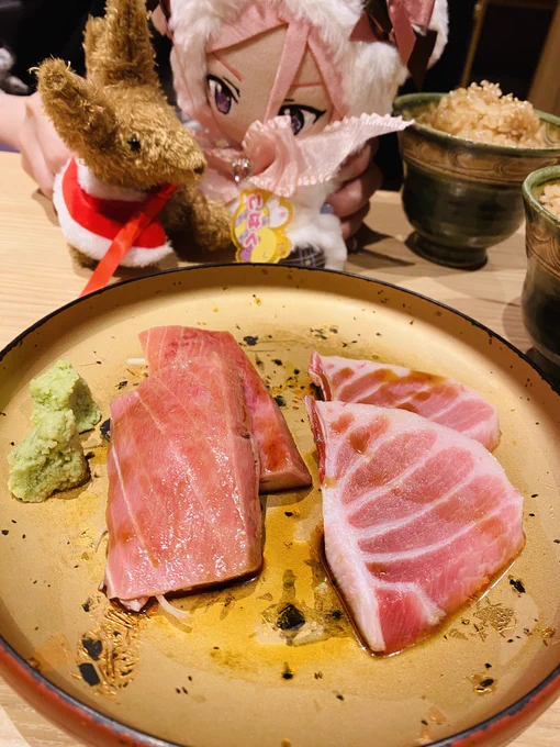 高級なお刺身焼肉を堪能した