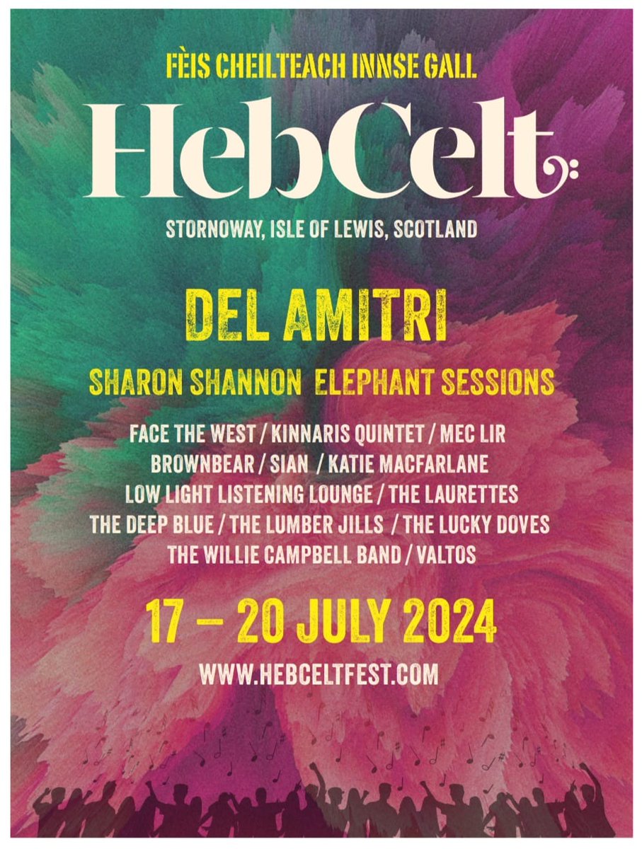 Del Amitri will headline @HebCelt Festival in Stornoway on the Isle of Lewis, on Saturday 20th July 2024.  Tickets on sale 10am Friday.  More info at hebceltfest.com