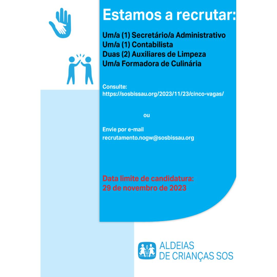 SOS_GUINEBISSAU's tweet photo. WE ARE HIRING!! 

CONSULT: https://t.co/zYNkLyREQV

#employmentnews https://t.co/ylLbqjU2oW