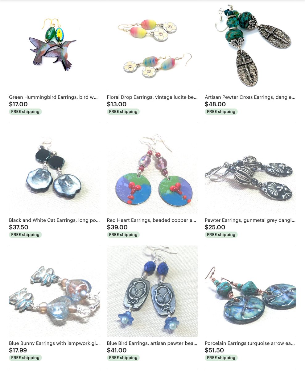 ZenCatPottery's tweet photo. All earrings and mugs 20% off plus FREE SHIPPING - begins 11/24 https://t.co/BnAJh5Wk5u #BlackFridaySale2023 #BlackFriday2023 #blackfridaysale #earringsale #handmadeearrings #mugsale #cupsale #handmademugs #ceramicearrings #porcelainearrings https://t.co/60rlQURhh9