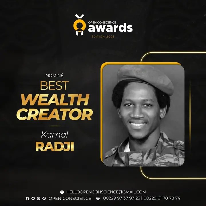 On l’appelle <a href="/kmalradji/">Kmal RADJI</a>. 
Il est nominé dans la catégorie BEST WEALTH CREATOR aux Open Conscience Awards 2023.

Si vous faites partie de sa communauté ou appréciez son travail, donnez-lui de la force 🔥

#openconscienceawards
#bestwealthcreator2023