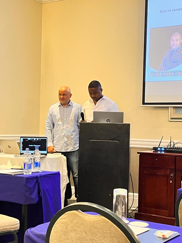 wsu_cferi's tweet photo. 🚀 Dr. Thobekani Lose, Director of WSU-CfERI, brought the energy to Eastern Cape ESD Indaba! 🗣️ Explored the secrets behind successful incubation programs – from grasping the basics to mastering effective strategies. #ESDIndaba #Entrepreneurship #WSUCfERI #BusinessGrowth #WSU https://t.co/KmeqdPowry