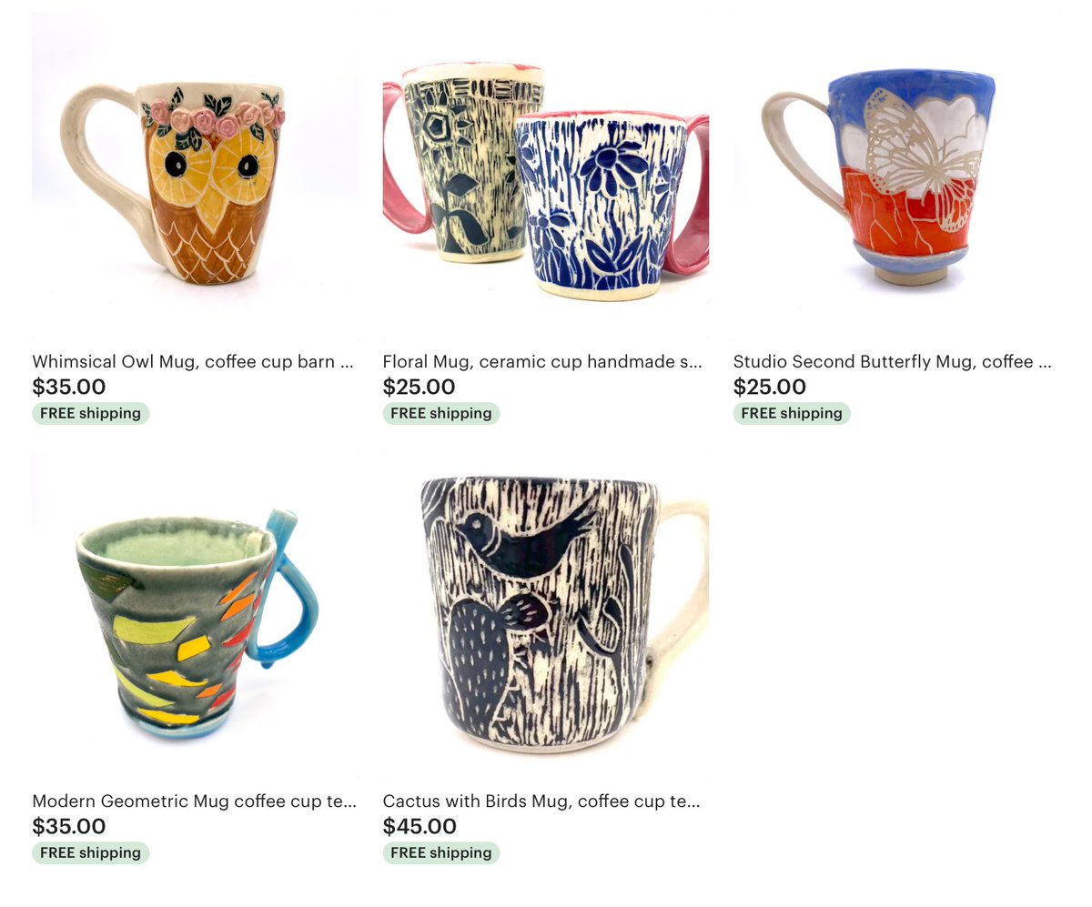 ZenCatPottery's tweet photo. All mugs & earrings 20% off - Sale begins Friday 11/24 FREE SHIPPING https://t.co/BnAJh5Wk5u #BlackFriday #BlackFriday2023 #BlackFridaySale2023 #blackfridaysales #blackfridaysale #mugsale #cupsale #coffeecups #coffeecupsale #handmadepottery #potterysale https://t.co/IQxVNrcimi