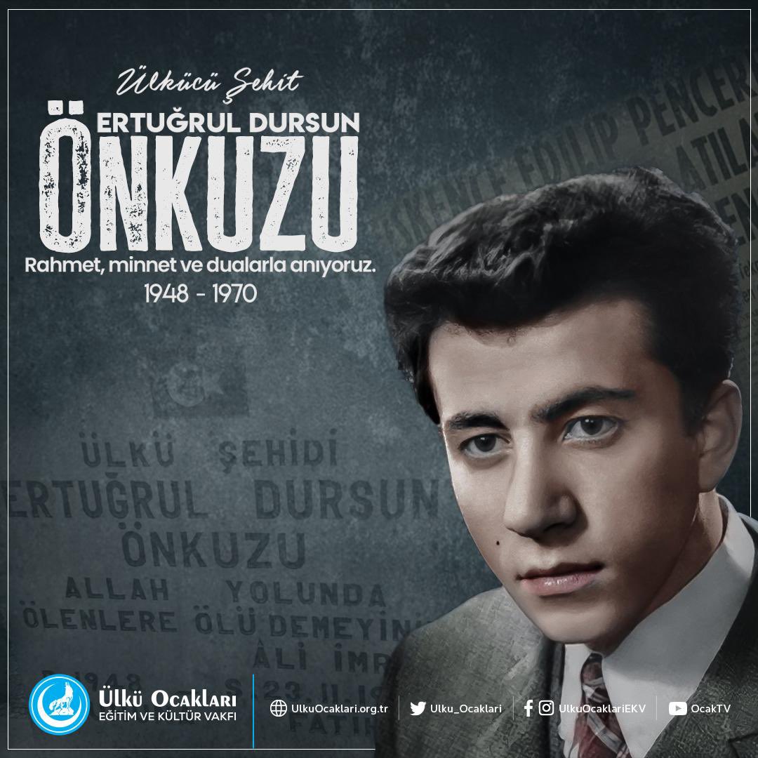 abdullah_toros's tweet photo. Ülkücü Şehidimiz #ErtuğrulDursunÖnkuzu’yu şehadetinin yıl dönümünde rahmet ve minnetle anıyoruz.

“Önkuzu hey!.. Önkuzu!.. Önde gider Önkuzu... Bu bayrak düşmez yere Ölmedikçe son kuzu!..” https://t.co/cR8ZSytngx