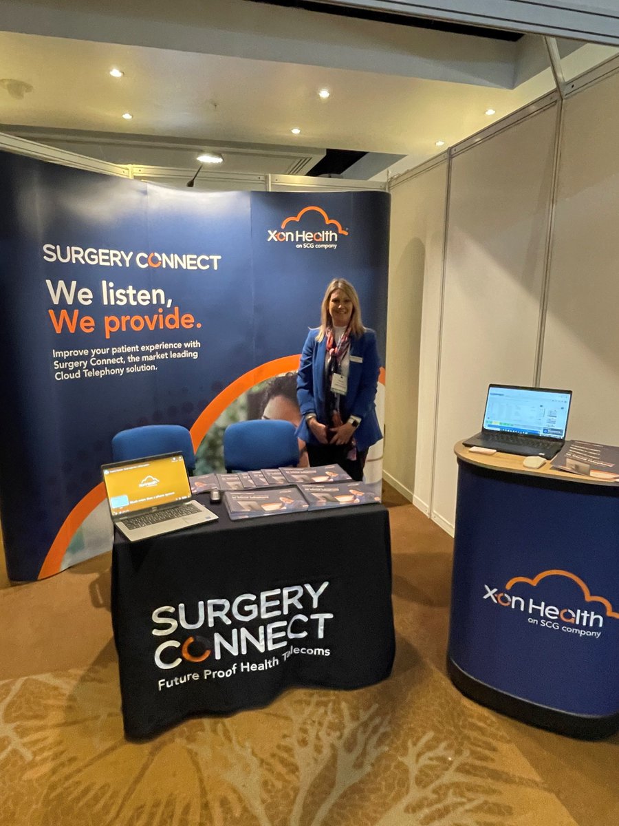 Today we're at #ManagementinPractice London! 

#PracticeManagers, #GP Partners and #Admin teams - visit Krista & Zaheera on stand 17 to discover how #SurgeryConnect can support you in your role.  

@GPpracticeMGMT #MiP #cloudtelephony #digitalhealth #primarycare