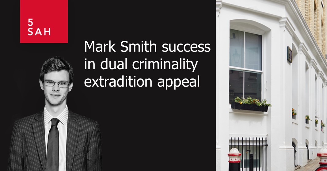 Mark Smith was successful on appeal challenging a Hungarian extradition request. The judge agreed that the dual criminality test was not satisfied Mark was instructed by Will Bergstrom and Viviane Bablin at Taylor Rose MW Solicitors Find out more here: bit.ly/5sahMSmithExt