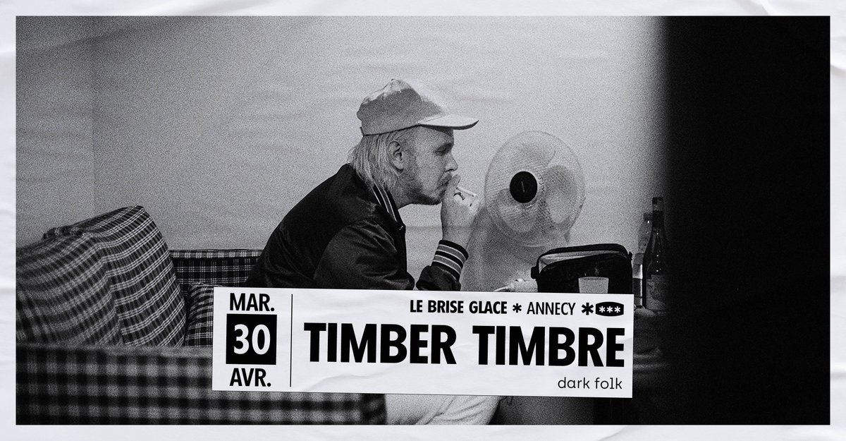 Timber Timbre sera en concert à Annecy le 30 avril ! Réservez vos places : bit.ly/BriseGlaceTimb…