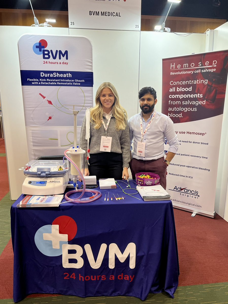 We are in Dublin at the Vascular Society ASM 2023! 🇮🇪 Find us at Stand 25 all week to learn more about Hemosep, a unique blood salvage system, and our kink resistant introducer sheath.