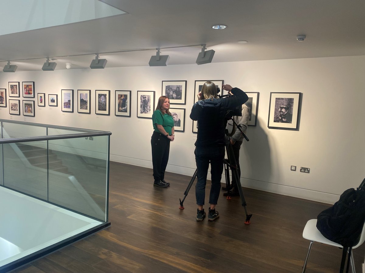 Soton_SMN's tweet photo. (1/2) The SMN Team have been having an exciting couple of weeks! Alongside the opening of our The Class Ceiling Photography Exhibition at The John Hansard Gallery, our very own Savanna Cutts (Network Founder) and Heather Pasero (Podcast Lead) have interviewed with ITV Meridian. https://t.co/lbWBP4XnIl