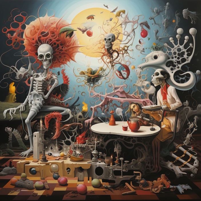 MonkeyArmyy's tweet photo. Memento Mori
#ai #aiart #GraphicDesign #midjouney #MidjourneyAI #7hemonkeyarmy #MonkeyArmy 
https://t.co/3rsgjN2BqW https://t.co/lAbT2eAG3l