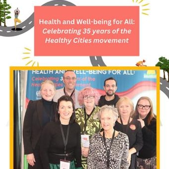 MB50975076's tweet photo. It is the final day of the conference this morning #Utrecht.
Celebration of 35 years of WHO Healthy Cities Movement. @WHO 
@WHO_Europe_HCN #HCN35
@belfasthealthy #cities4health https://t.co/oGReFOdn2U