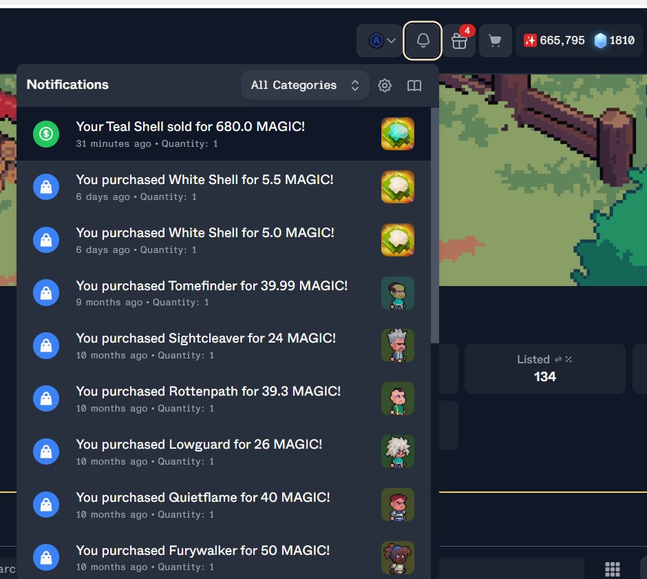 Today I decided to sell one Teal Shell for 680 MAGIC ($480) 

Since I found a good buyer - thank you <a href="/minebuu/"></a>   for the purchase

I will hold all the other shells until the last - and crush the free land. I will also make a post about this)

#zeeverse