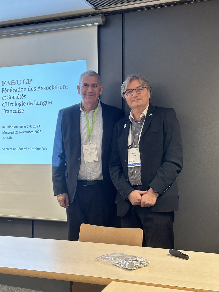 Khalil K Armache MD MBA FEBU (@armash63urology) on Twitter photo 117eme Congrès Francais d’Urologie
Reunion de La Société Libanaise d’Urologie avec le bureau de L’AFU et du FALSULF 
Congrès très bien réussi ,Félicitations 
#CFU23 117eme Congrès Francais d’Urologie
Reunion de La Société Libanaise d’Urologie avec le bureau de L’AFU et du FALSULF 
Congrès très bien réussi ,Félicitations 
#CFU23