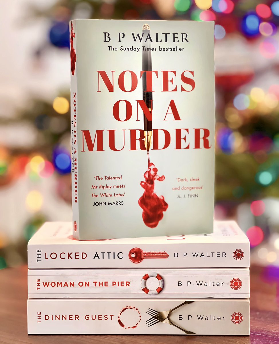 To celebrate the release of my new thriller, I’m giving away a signed copy AND three of my other books! To be in with a chance: like, RT &amp; reply to this with ‘#NotesOnAMurder’ in your reply &amp; be following me midnight on 30/11 when I’ll pick a random winner. UK only. #giveaway