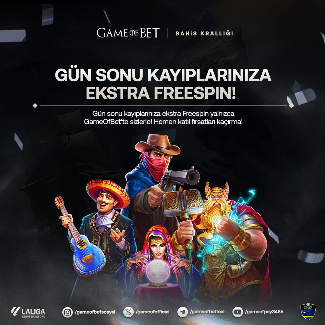 ✅ Gameofbet Çekilişimiz Başladı

🎰 Tam 100 Kişiye 50 Freespin Hediye

‼️ Link Üzerinden Katılımını Tamamla
forms.gle/wNy7w4UWCCr8dK…

📢 Son işleminizin minimum 100₺ yatırım olması gerekmektedir

🐺Üye Ol: gob.today/guncelgiris
