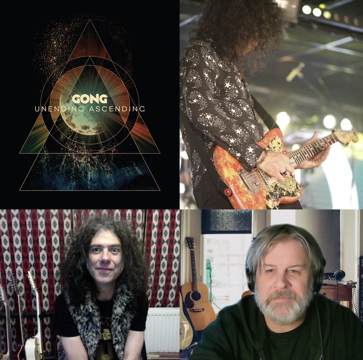 unchainedwcrfm's tweet photo. My special guest on the #ProgRockFiles tonight from 10pm will be @Knifeworld from @gong_band Catch our recent conversation plus tracks from the bands excellent new album ‘Unending Ascending’ @1018wcrfm https://t.co/8jZKYTNVvE https://t.co/SFh4yVYfUL