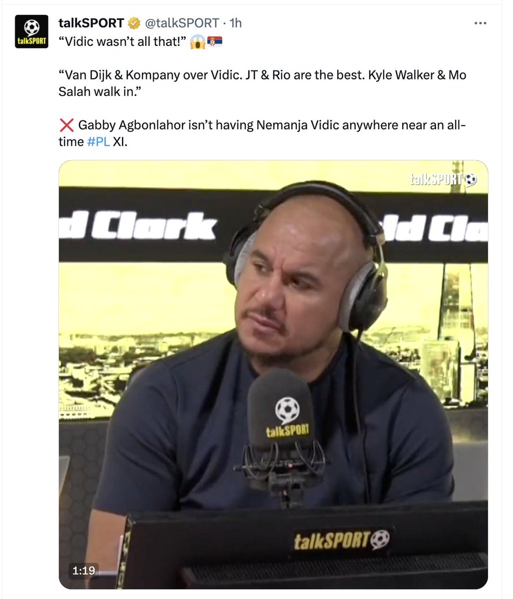 JayMotty's tweet photo. Agbonlahor won 1 game against United in 22 attempts. 

He lost 8 times against Vidic - including his only league cup final appearance. 

It's okay, we get it, Vidic hurt you. https://t.co/m5Eg5Ono3p