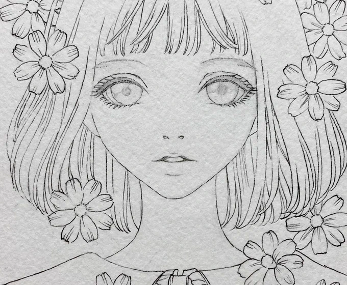 先週から体調を崩していて仕事も休みがち。。。やっとペン入れできました✨進みが遅すぎる😭皆様も寒暖差と乾燥にはお気をつけください💦 