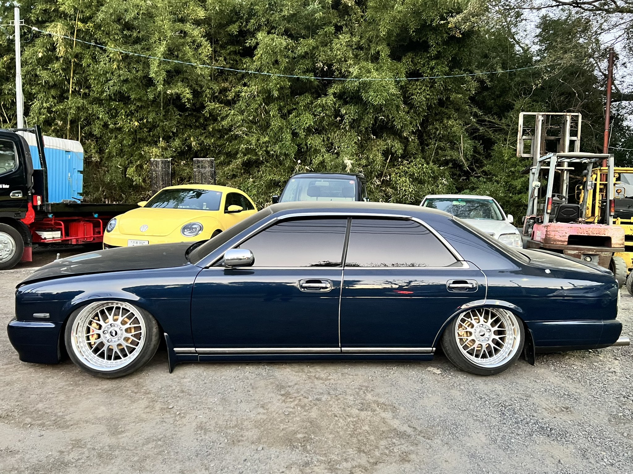 送料込新品☆気合の7J±0 155/55R14☆JDM・車高短・スタンス・旧