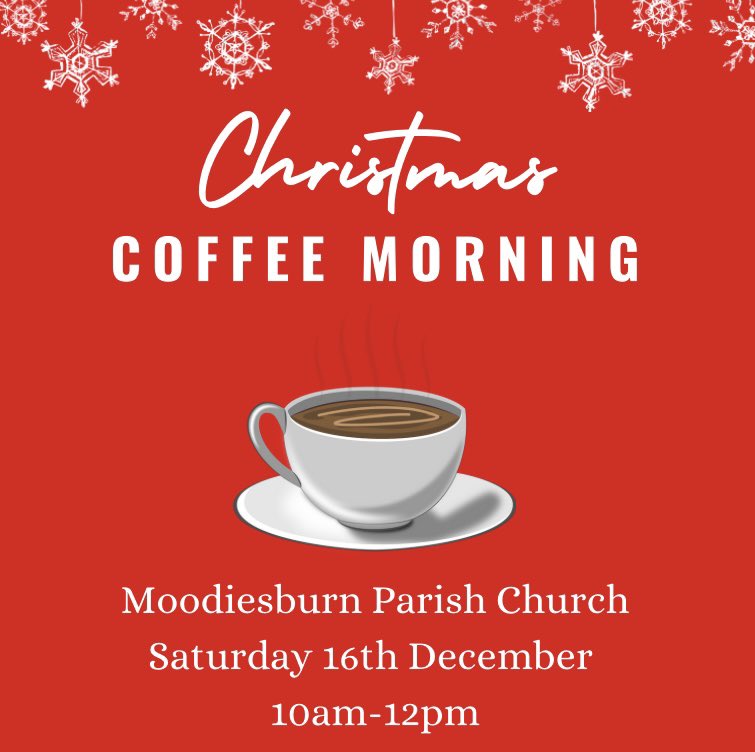 2ndclydescouts's tweet photo. Come along to our Christmas Coffee Morning on Saturday 16th December to support our Scouts as they raise money for their London Camp next year ☕️ 

@ClydeScouts @ScoutsScotland @GlenmanorPC @StMichaelsPNS @GartcoshPS @ChrystonPrimary @CHS_Chryston @St_BarbarasPS https://t.co/6GuV4fYJgK