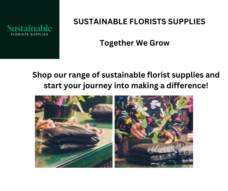 A very warm welcome to another Associate Supplier A business dedicated to reducing the devastating impact certain practices the floral industry has on the environment through our growing range of alternative eco-friendly products. sustainablefloristsupplies.com