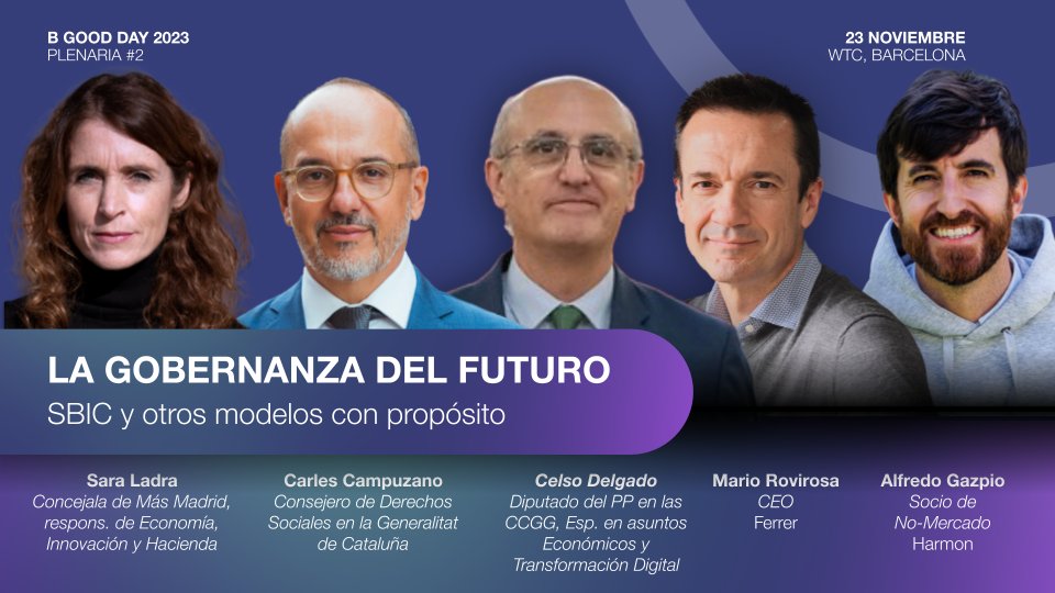 B Corp Spain (@bcorpspain) on Twitter photo 🧵🏙️ #BGOODDAY | ¿Cómo debe ser la gobernanza empresarial del futuro? Lo analizamos con <a href="/SaraLadra_/">Sara Ladra</a> (@MasMadrid_), <a href="/carlescampuzano/">carles campuzano</a> (<a href="/dsocialscat/">Drets Socials i Inclusió</a>), <a href="/CelsoDelgadoOU/">Celso Delgado Arce</a> (<a href="/ppopular/">Partido Popular</a>) y <a href="/RovirosaM/">Mario Rovirosa</a> (<a href="/ferrerforgood/">Ferrer</a>) en el 2º panel del día, moderado por <a href="/AlfredoGazpio/">Alfredo Gazpio</a> (@es_harmon) 👇🏻 🧵🏙️ #BGOODDAY | ¿Cómo debe ser la gobernanza empresarial del futuro? Lo analizamos con <a href="/SaraLadra_/">Sara Ladra</a> (@MasMadrid_), <a href="/carlescampuzano/">carles campuzano</a> (<a href="/dsocialscat/">Drets Socials i Inclusió</a>), <a href="/CelsoDelgadoOU/">Celso Delgado Arce</a> (<a href="/ppopular/">Partido Popular</a>) y <a href="/RovirosaM/">Mario Rovirosa</a> (<a href="/ferrerforgood/">Ferrer</a>) en el 2º panel del día, moderado por <a href="/AlfredoGazpio/">Alfredo Gazpio</a> (@es_harmon) 👇🏻