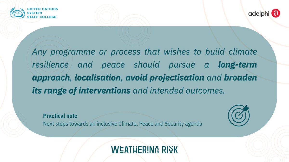 NEWLY LAUNCHED practical note calls on Climate, Peace and Security researchers, practitioners and policymakers to mainstream #inclusion throughout all their areas of work. Here's how: 🌍adelph.it/InclusiveCPS #InclusiveCPS