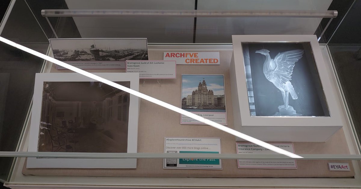 ExploreThePast's tweet photo. Our new exhibition featuring #archives which celebrates Worcestershire's heritage for this year's #ExploreYourArchive is now live on Level 2 @TheHiveWorcs Please come and see it for yourselves! 📚📜 @explorearchives @worcscc @ArchivesWM @WorcesterCivic https://t.co/yCA7kTYDye