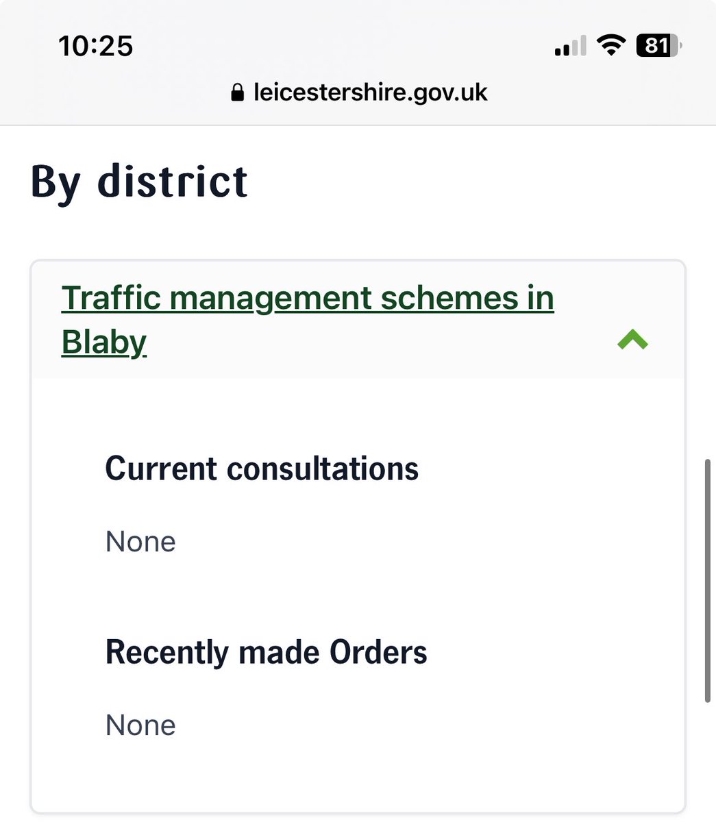 Zosaphine's tweet photo. @BlabyDC Still nothing showing on their website for Blaby district? @LeicsCountyHall https://t.co/QmVqgphAw2
