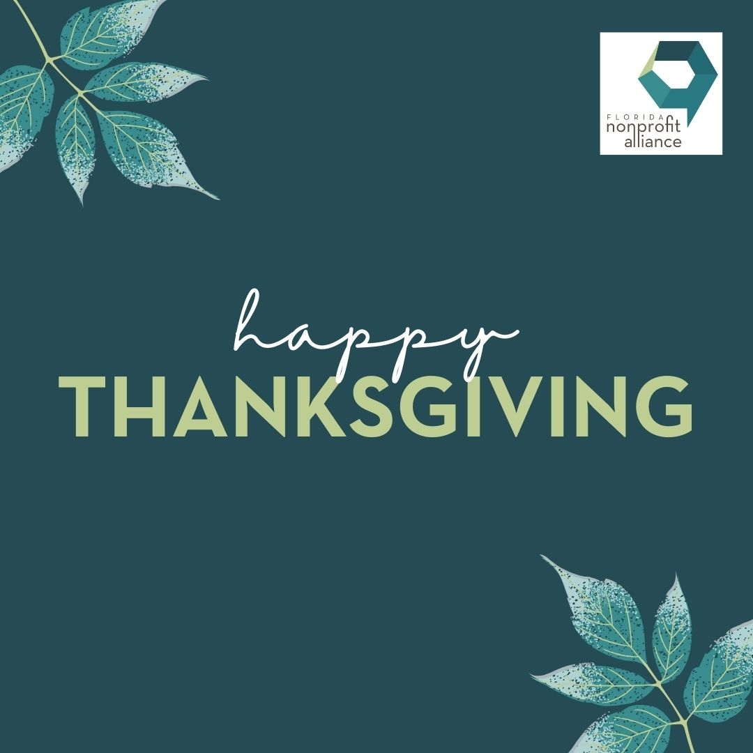 FLNonprofits's tweet photo. We are thankful for all our members and supporters!
Happy Thanksgiving! We hope everyone has a good holiday surrounded by loved ones.
#thanksgiving #FLnonprofits #philanthropy #giving #nonprofits #nonprofitresources #nonprofitresearch #nonprofiteducation https://t.co/ofUGOlh4zJ