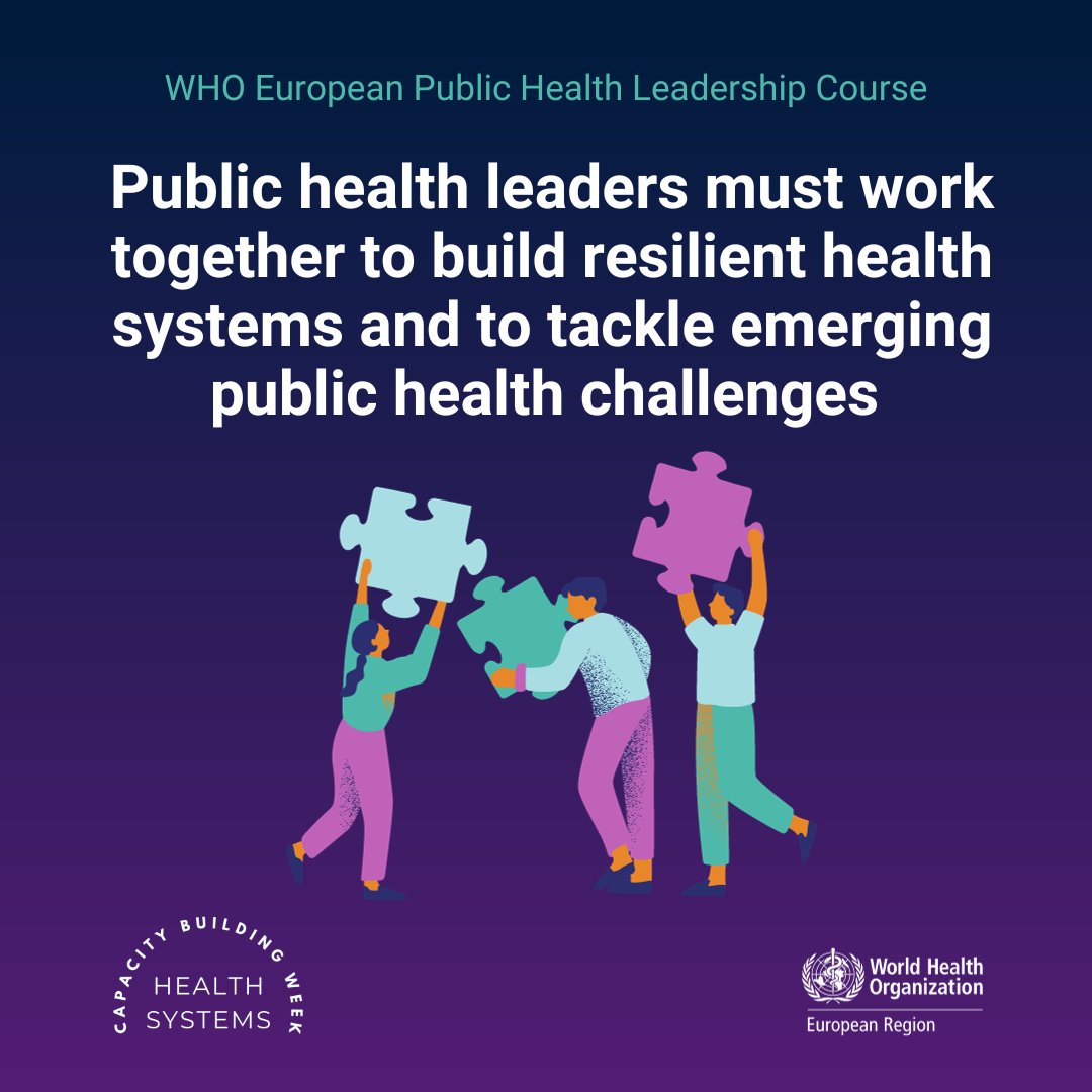 To tackle public health challenges, leaders must be collaborative, accountable, and transparent, building trust with various stakeholders 💪

Collaboration 🤝 is crucial for resilient health systems.

🔗 bit.ly/PHLC2023

#BuildCapacity4Health #PHLC2023