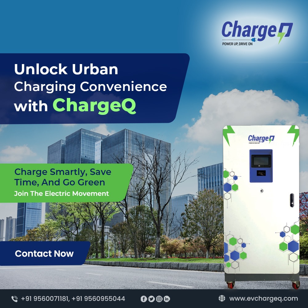 Empower your urban journey with ChargeQ – unlocking charging convenience like never before. 
Charge smartly, save time, and be a part of the electric movement! ⚡🌐 
.
.
.
#evcharger #evcharging #ev #charginginfrastructure #chargingstation #homecharger #homecharging