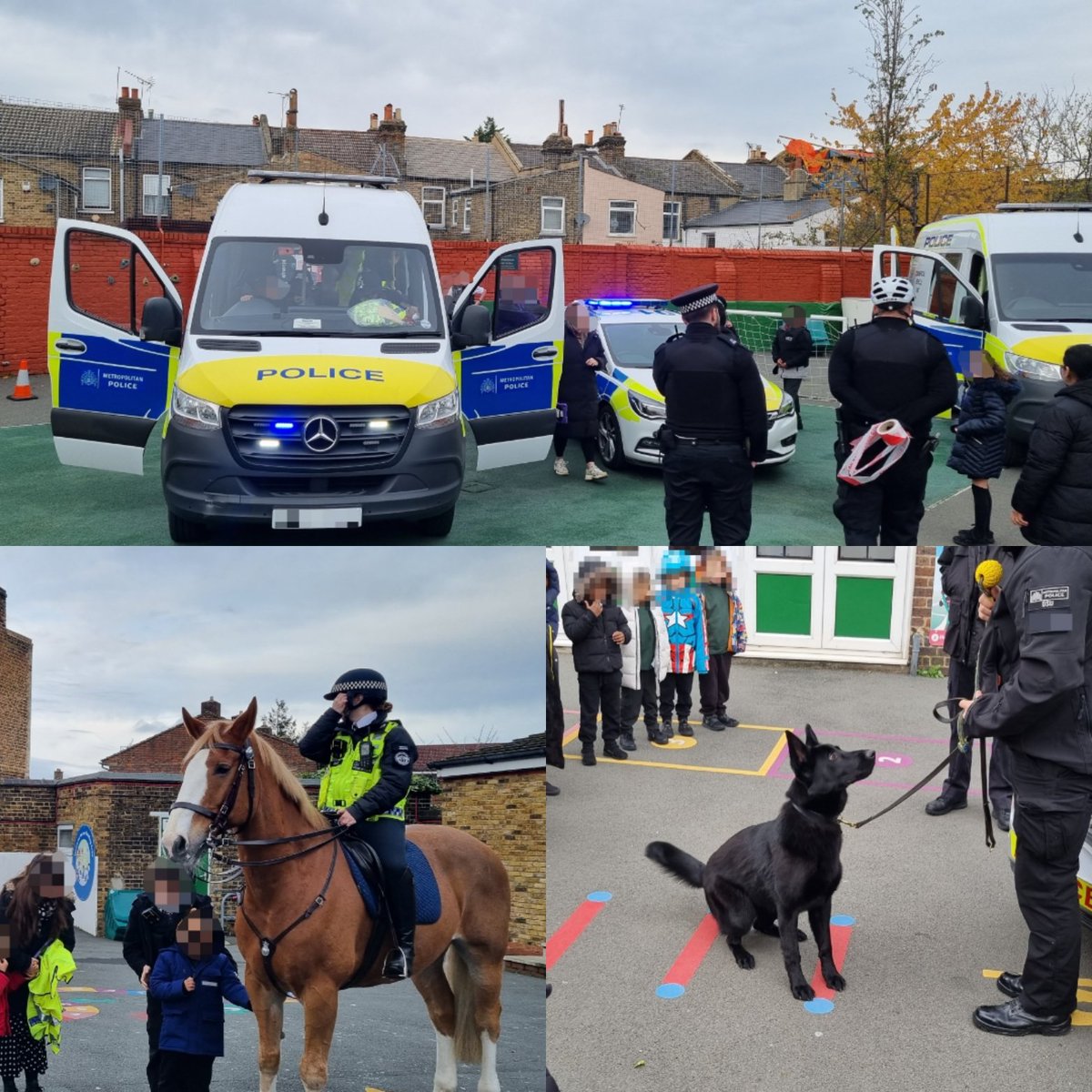 Officers from AS-STT & CVU assisted in #RoadSafetyWeek at @HollydaleSchool @MPSSouthwark with a school visit It was strong competition with @MetTaskforce but the blue lights may have won Great engagement & strong messages delivered. #CVU #STT #RoadSafety #SNT