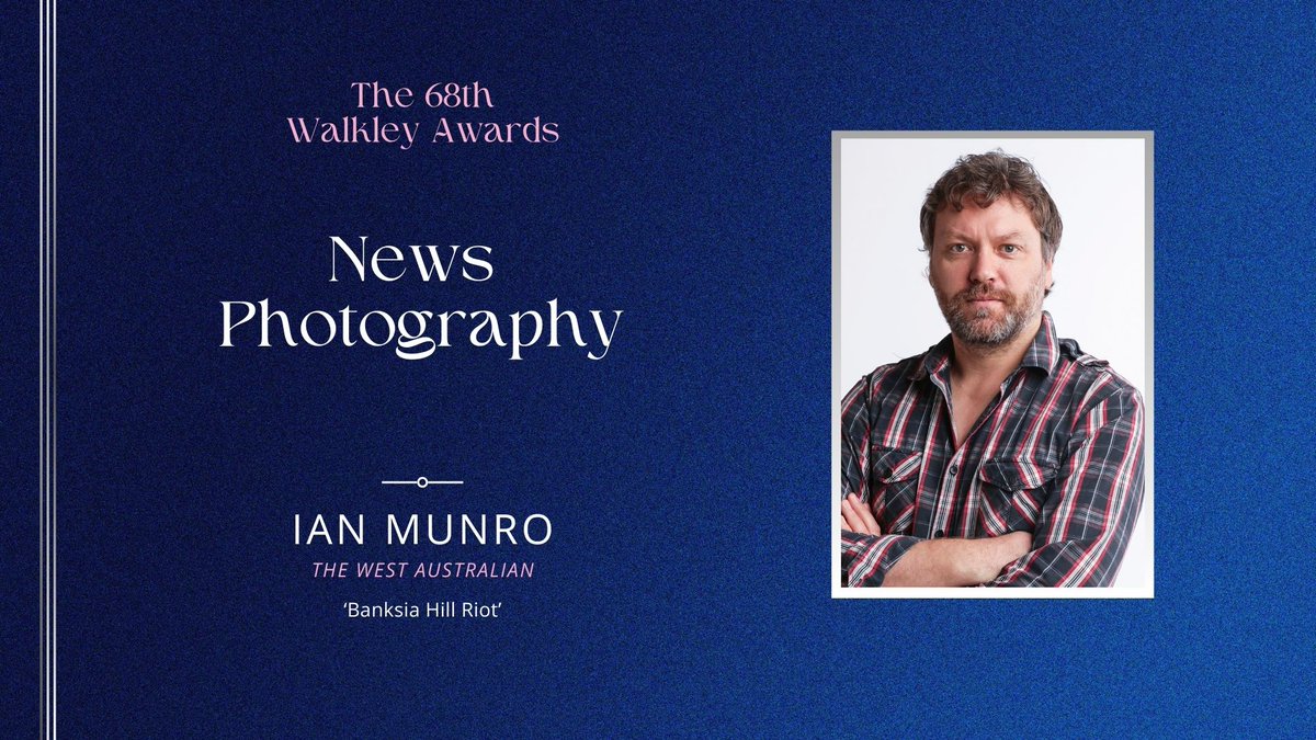 The winner for News Photography is: Ian Munro, @westaustralian. #walkleys