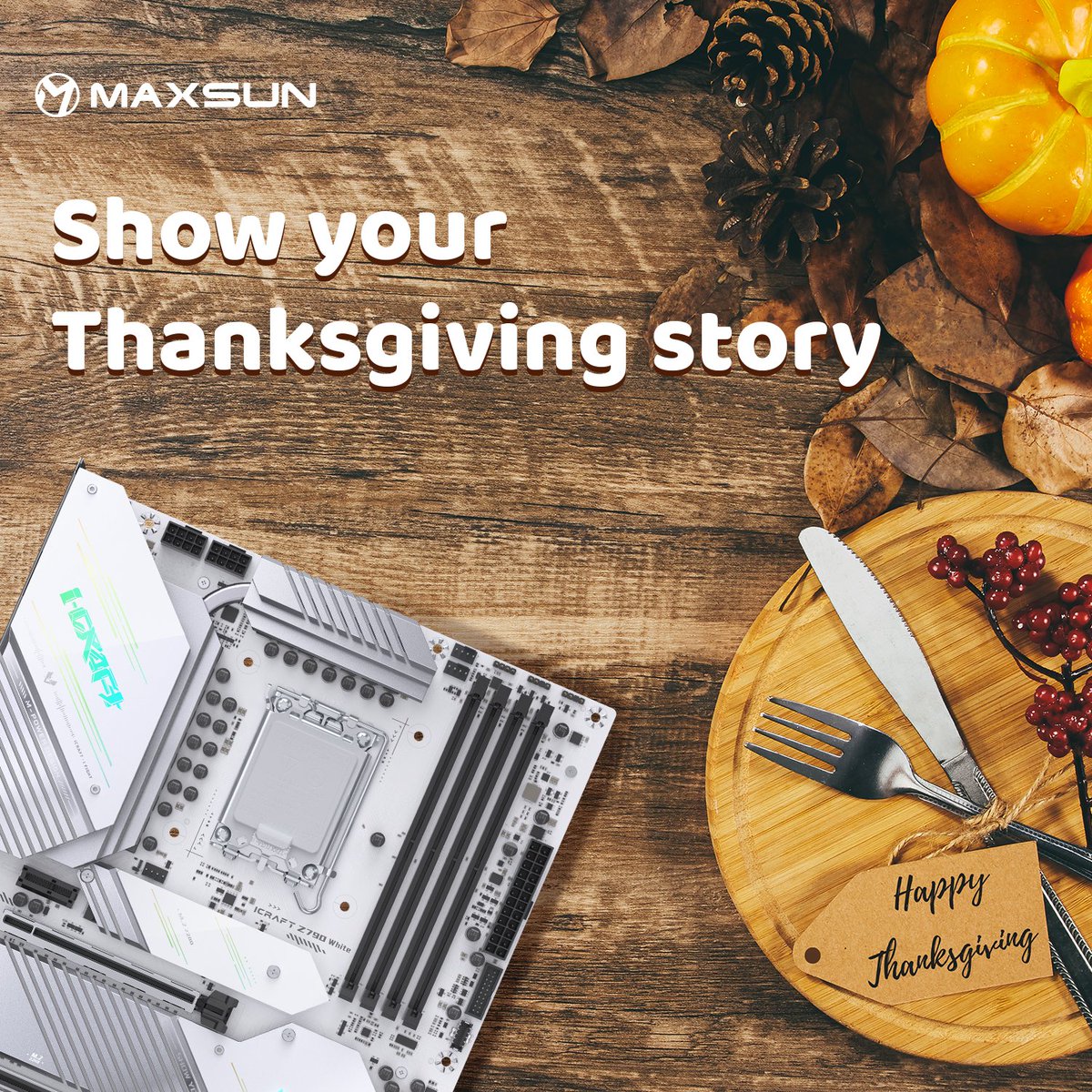 🚀 Launching into a season of gratitude with MAXSUN. Our latest creation brings power, style, and a dash of thankfulness to your everyday life. 

#PowerfulThanks #StyleRevolution