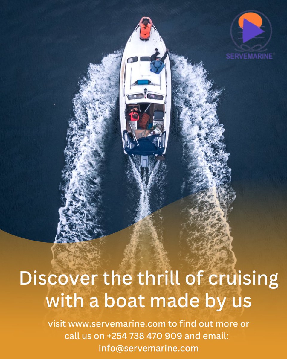 servemarineke's tweet photo. Discover the thrill of cruising with a boat made by us.
#boatbuilders #madebyus #kenya #cruise https://t.co/bkeYsMYpyR