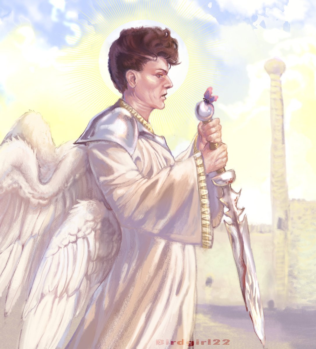 Archangel Michael :)
#GoodOmensFanArt #archangelmichael #goodomens