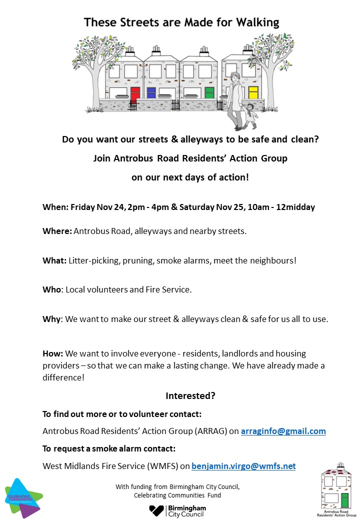 Next up! We are litter-picking tomorrow, Fri Nov 24th, 4-6 pm & Sat Nov 25th, 10am-12midday.
@BoldGreenBham @WMFSHandsworth @HandsworthWMP @LozellsWMP #keepbrumtidy #beboldbebham
#Handsworth