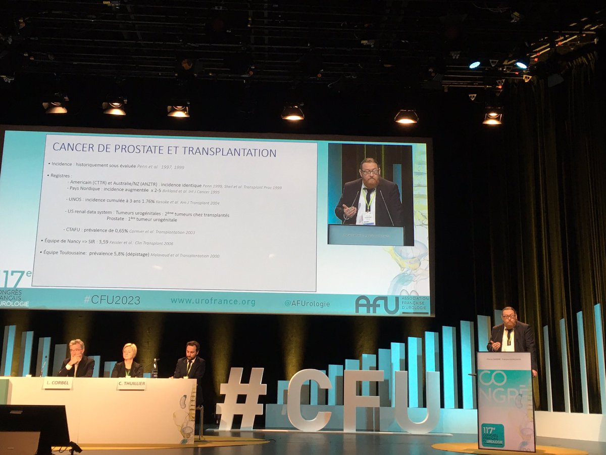 Thibaut_Culty's tweet photo. Excellente mise au point sur le cancer de la prostate chez le candidat à la transplantation rénale @KleinclaussF #CTAFU #CFU2023 @AFUrologie https://t.co/TIZG7JDh6Z