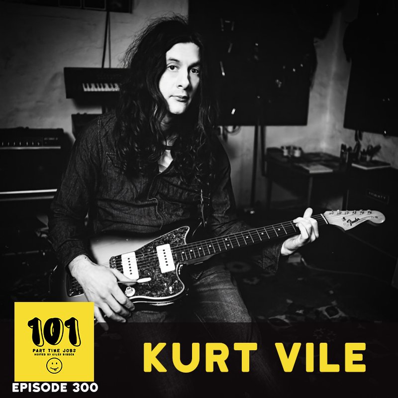 Celebrating 300 episodes 🍾 here's @therealkurtvile Listen to mine at Kurt's conversation at 101parttimejobs.lnk.to Back To Moon Beach is out now 🪐