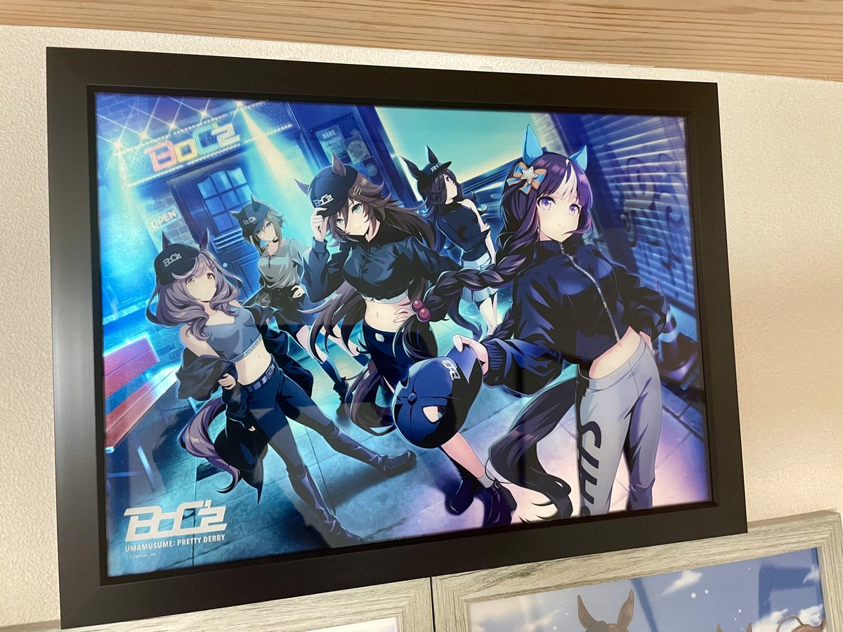 BoC'zのパブミラーきちゃ❗️✨ 早速部屋の壁に飾りました😆 いつもの