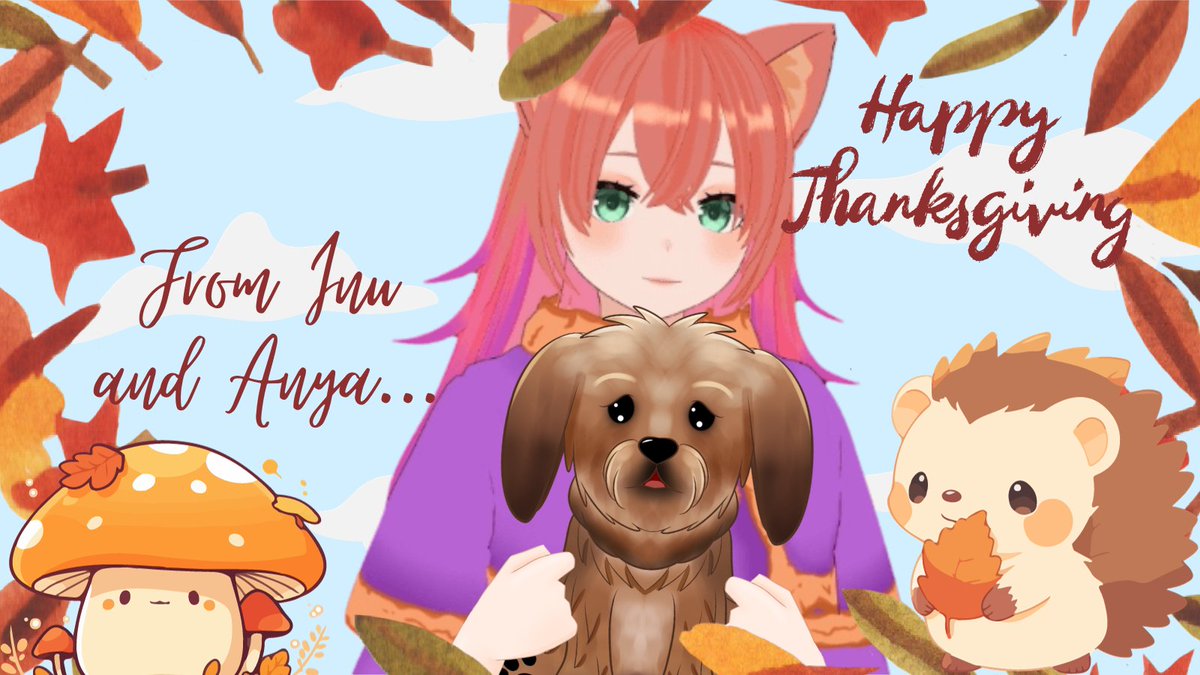 Happy Thanksgiving to everyone!
(I'm just here for the food)
:) :)
#vtuber #vtubers #twitch #stream #YouTube #anime #videogames #gaming #vtubermodel #vtuberuprising #streamer #gamergirl #streaming #streamer #Thanksgiving #ThanksgivingJoy