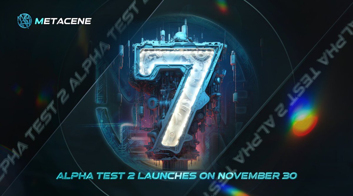 MetaCene | ServerFi (@metacenegame) on Twitter photo 7 DAYS AWAY from Alpha 2 !!!
🚀Follow <a href="/MetaCeneGame/">MetaCene Universe | LLM GameFi</a>
💙Like + RT each countdown tweet & Pinned post
💬Comment "I'm all in Metacene!" under each tweet
💎50 $USDT | 1 lucky winner reveal on the launch day 7 DAYS AWAY from Alpha 2 !!!
🚀Follow <a href="/MetaCeneGame/">MetaCene Universe | LLM GameFi</a>
💙Like + RT each countdown tweet & Pinned post
💬Comment "I'm all in Metacene!" under each tweet
💎50 $USDT | 1 lucky winner reveal on the launch day
