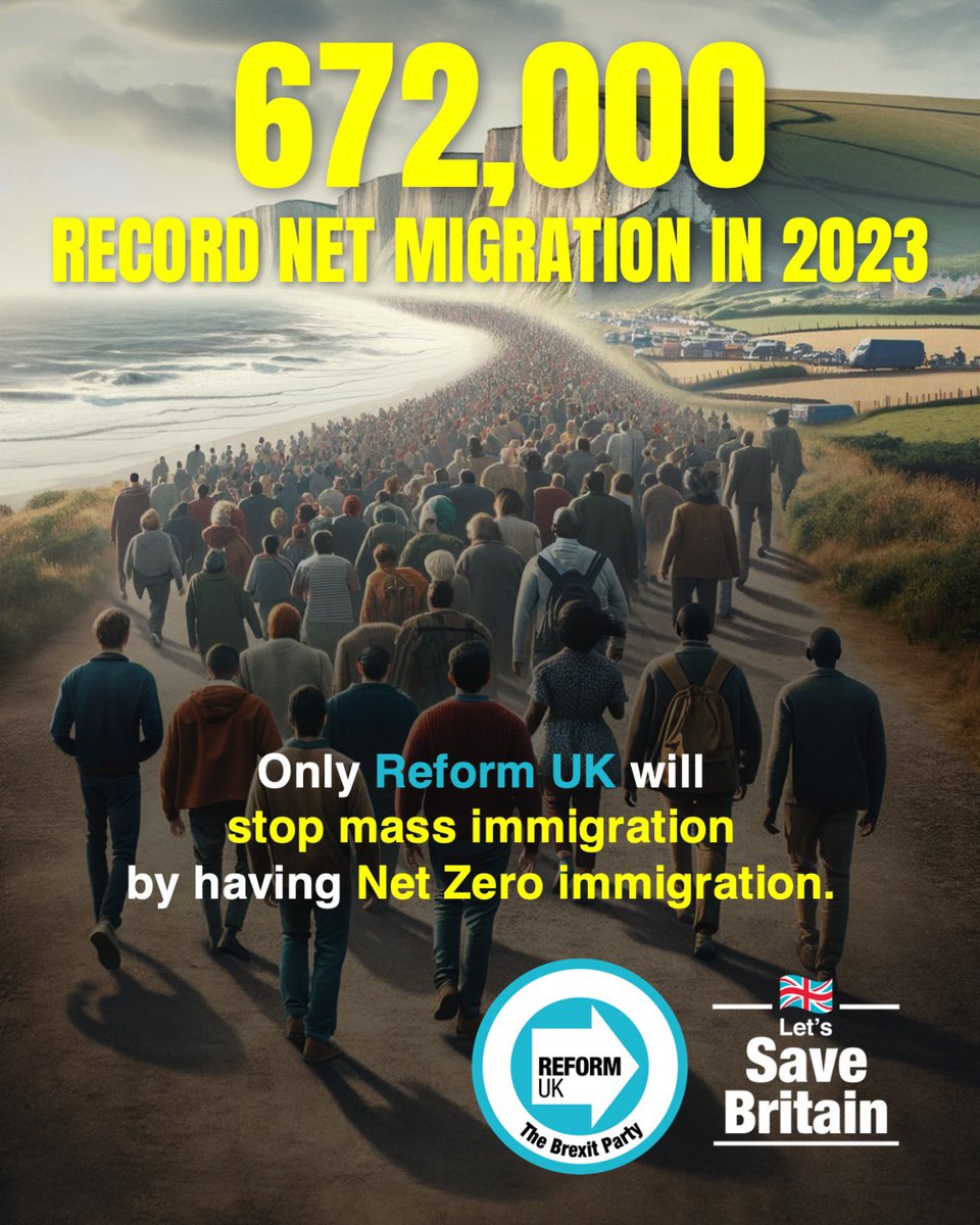 TiceRichard's tweet photo. Record mass immigration 672,000

Total betrayal of Brexit by Tories

They must be fired https://t.co/MSE9j1zeX9