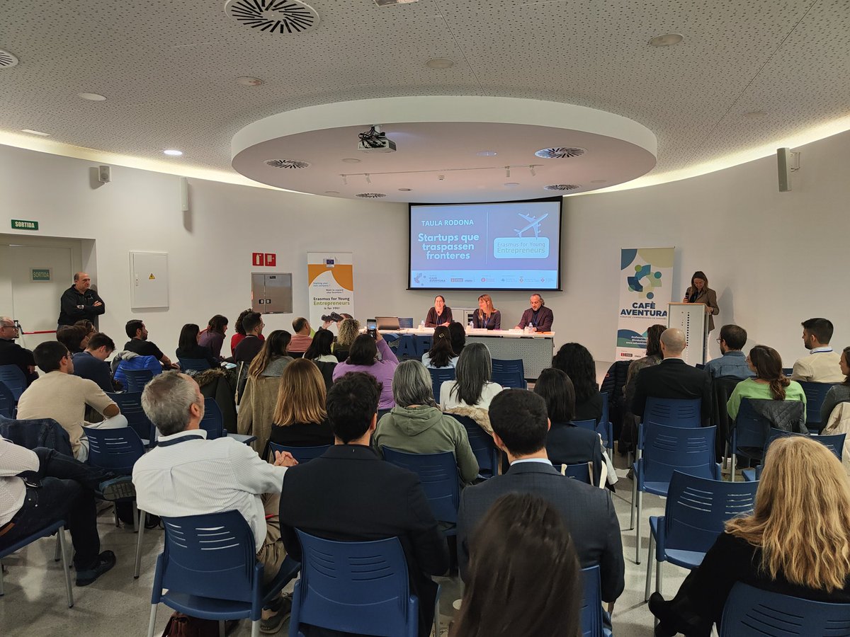 <a href="/andrea_sf15/">Andrea</a> <a href="/pfi_edu/">PFI</a> <a href="/EU_EISMEA/">EISMEA</a> <a href="/EYEprogramme/">Erasmus for Young Entrepreneurs</a> 🛫 Seguim amb Laia Orozco, consultora d'innovació social, i Margarida Trias, CEO de #Condret i #Clicktime, les dues amb experiència en internacionalització <a href="/EYEprogramme/">Erasmus for Young Entrepreneurs</a>, i Miguel Silva-Constenla, CEO, cofundador d'<a href="/AllRead_MLT/">AllRead</a> i guanyador del #CafèAvenuraSBD 2021