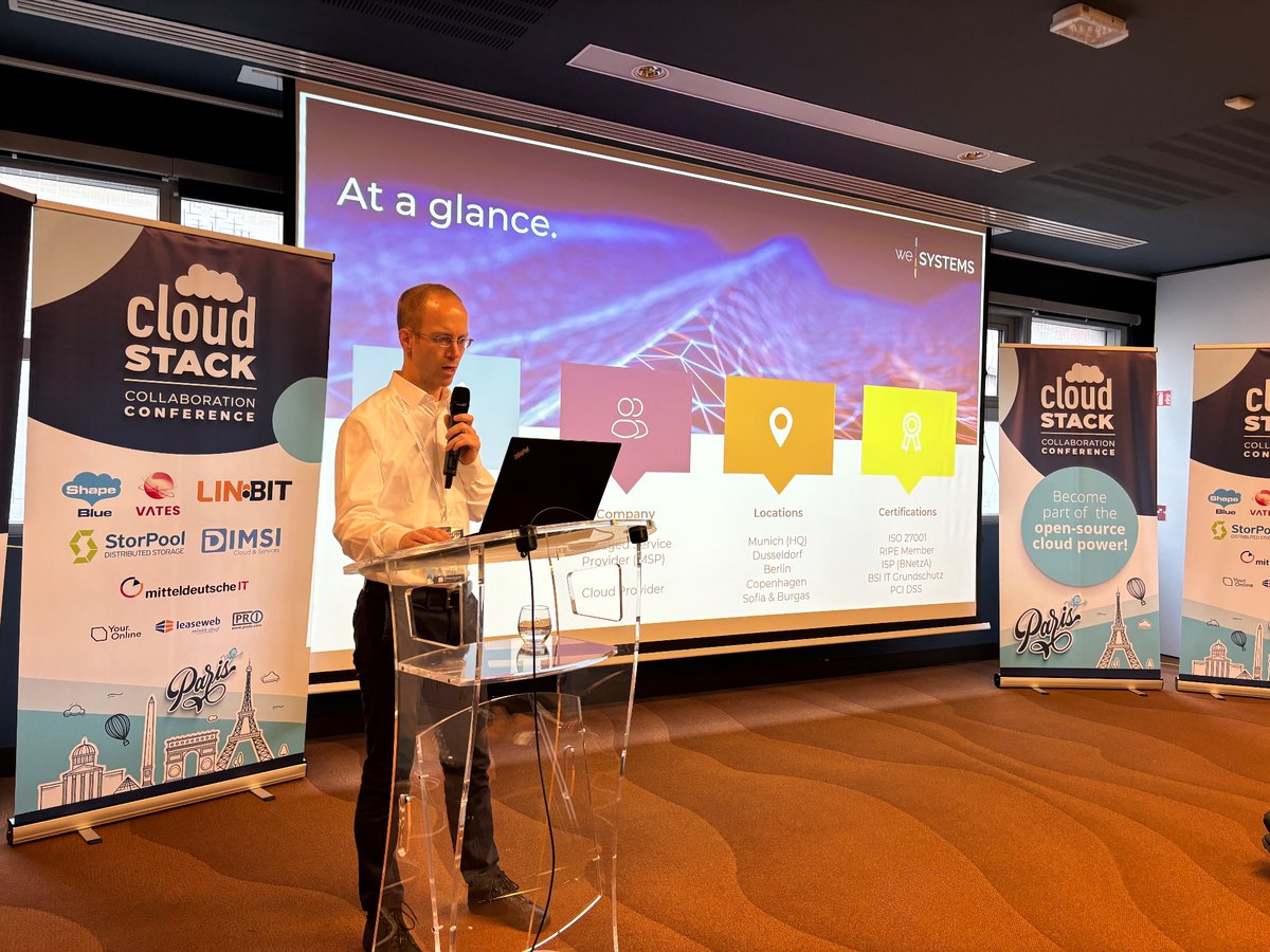 RohitYadavCloud's tweet image. WeSystems talk started #CSCollab2023