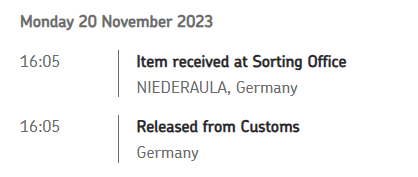 alaudan's tweet photo. @stephenclarke80 
Finally! 🙏
Seems customs liked it a lot.
They kept it for 10 days....

Thank you! https://t.co/EQi1KYJDYS
